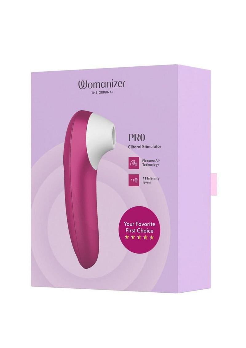 Womanizer Pleasure Air Pro Rechargeable Silicone Air Pulse Clitoral Vibrator