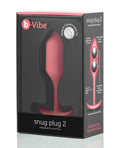 B-Vibe Weighted Snug Plug 2 - 114 g Coral