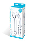 Glas 2-Piece Realistic Dildo | G-Spot Pleasure Glass Dildo Set | Clear Double Sided Dildo