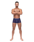 Diamond Mesh Mini Short Blue SM