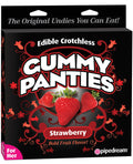 Edible Crotchless Gummy Panty - Strawberry