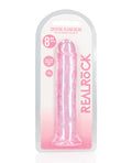 Shots Large Dildo | Crystal Clear 8" Big Dildo | Straight Pink Dildo | Suction Cup Dildo